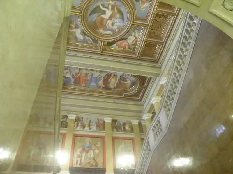 Angel portrait on the ceiling